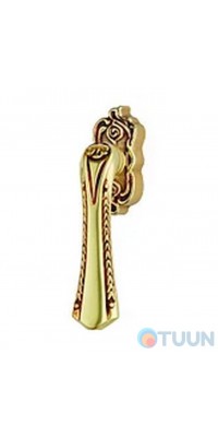 Linea Cali window handle, Sissi, French gold