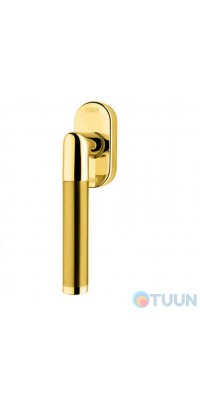 Linea Cali window handle, Karina, brass/matt brass