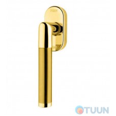 Linea Cali window handle, Karina, brass/matt brass