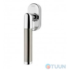 Linea Cali window handle, Karina, matt nickel/chrome