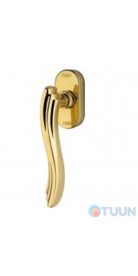 Linea Cali window handle, Marina, brass