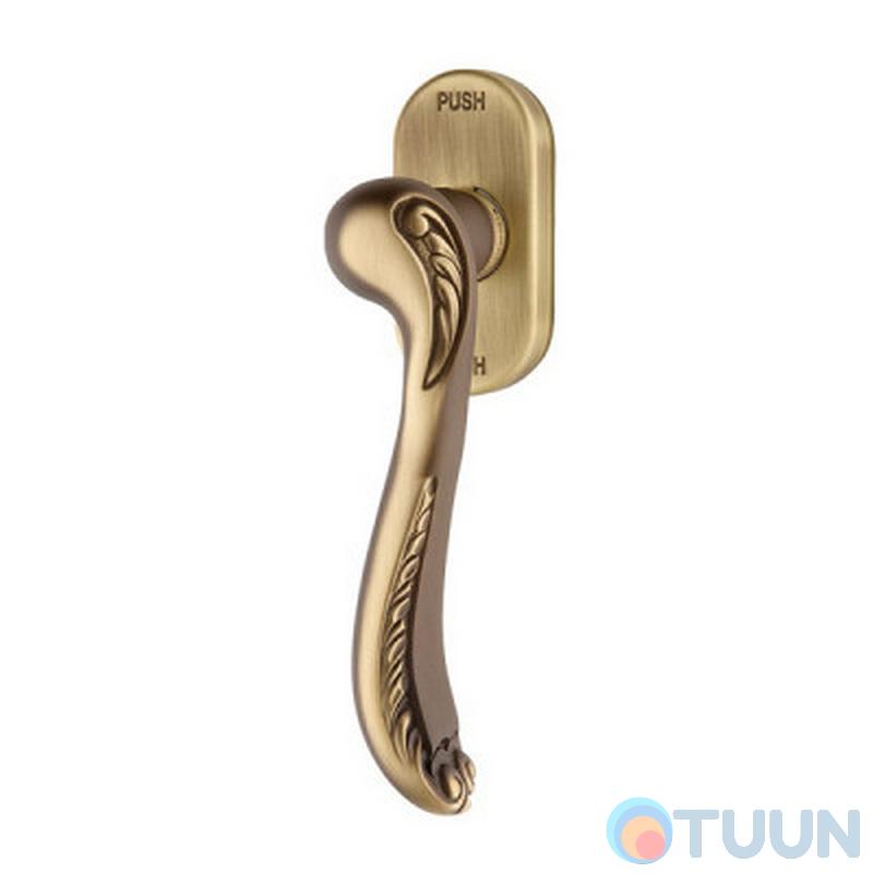 Linea Cali window handle, Lady, bronze