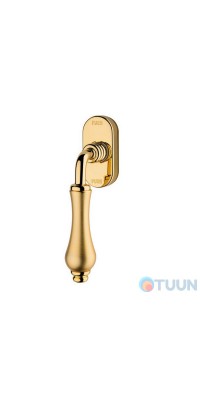 Linea Cali window handle, Aldar, gold/matte gold