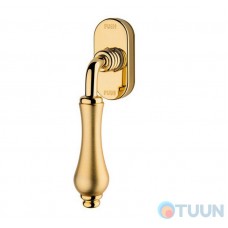Linea Cali window handle, Aldar, gold/matte gold