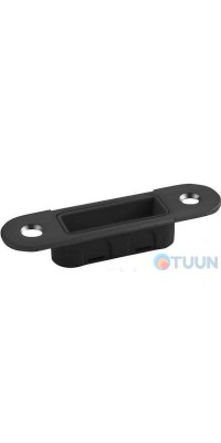 STV, magnetic lock return plate, black