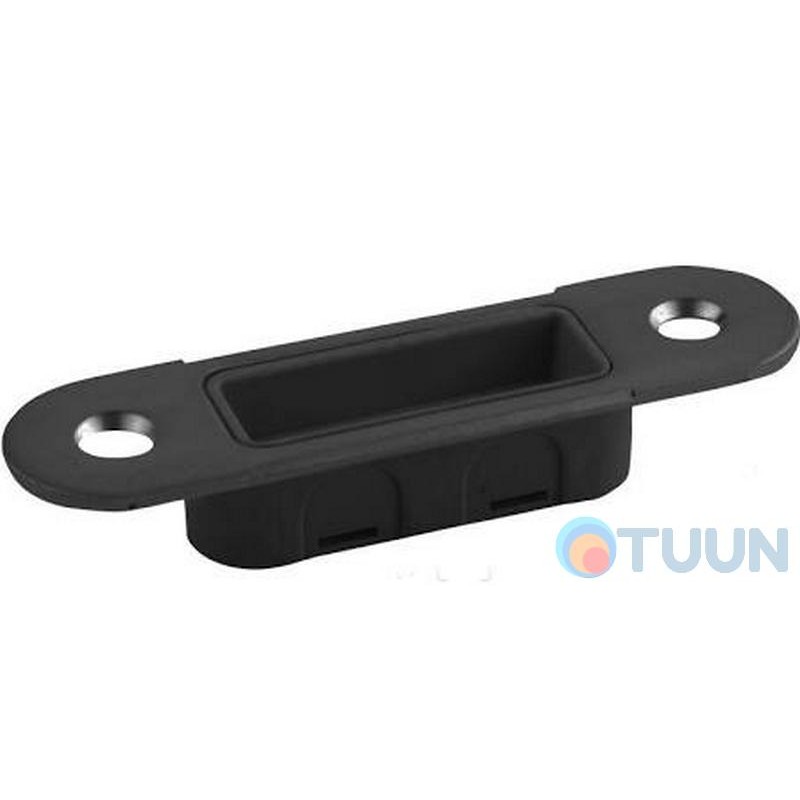 STV, magnetic lock return plate, black