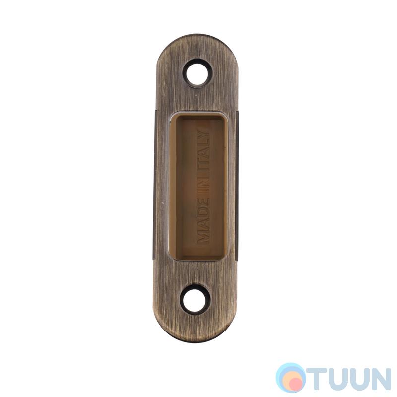 STV, magnetic lock return plate, old bronze