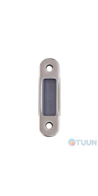 STV, magnetic lock return plate, polished nickel