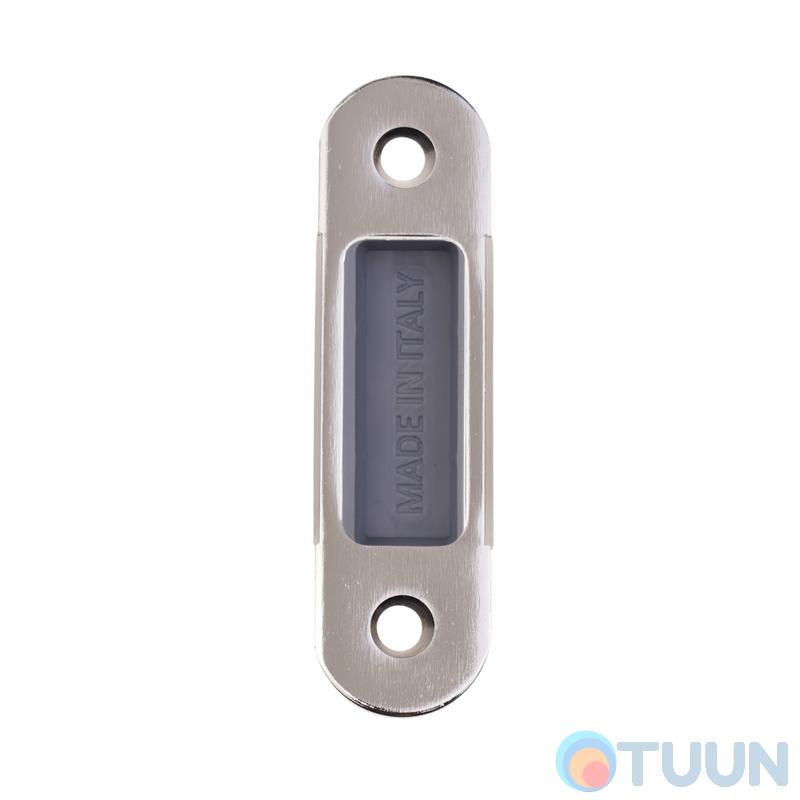 STV, magnetic lock return plate, polished nickel