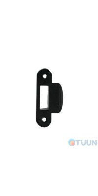 STV return strip for flat end, Latch, black