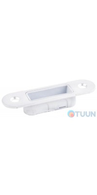 STV, magnetic lock return plate, white