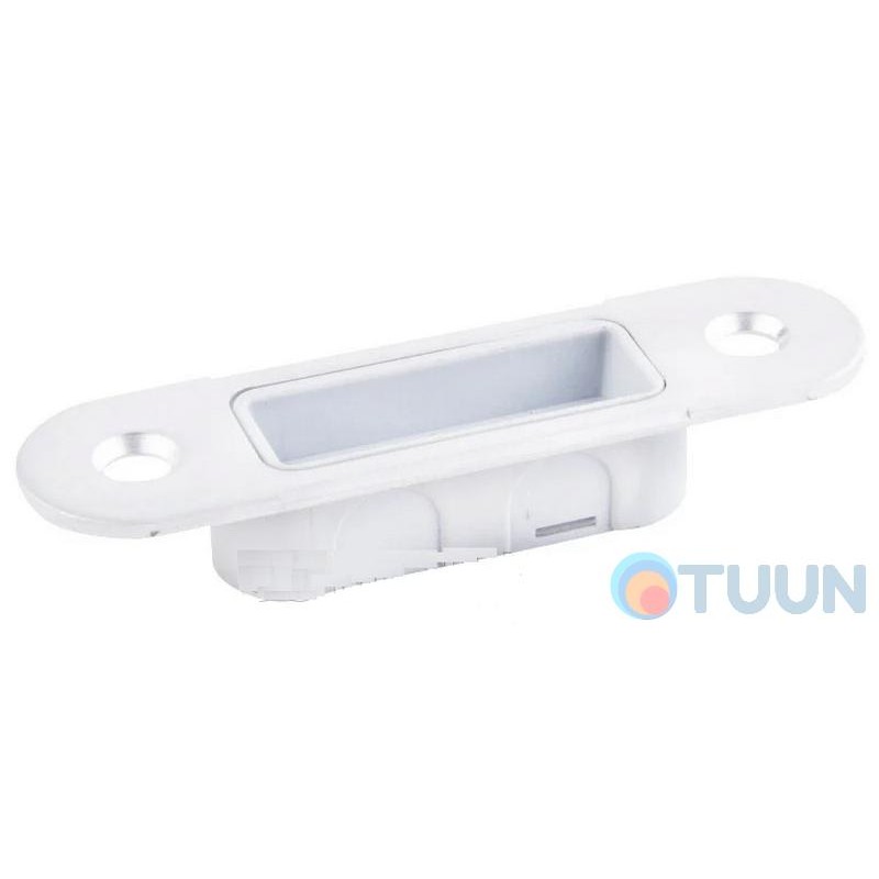 STV, magnetic lock return plate, white