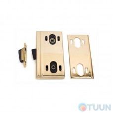 Complete lock set + case floor brass
