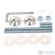 Colombo KIT PS mount matt chrome