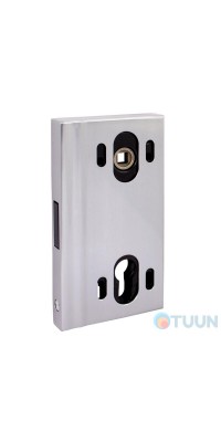 Set lock cl+case matte chrome left