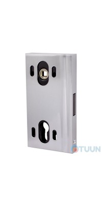 Set lock key + case matte chrome right