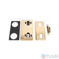 Комплект замок кл+кейс пол латунь лівий