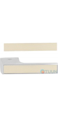 Decorative insert Tupai 142x21.5 cream (leather)