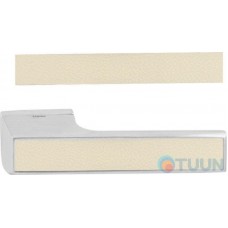 Decorative insert Tupai 142x21.5 cream (leather)