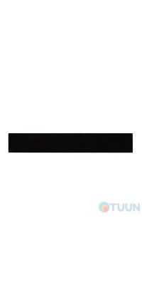 Decorative insert Tupai 142x21.5 black gloss 2mm