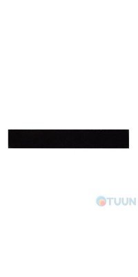 Decorative insert Tupai 142x21.5 black gloss