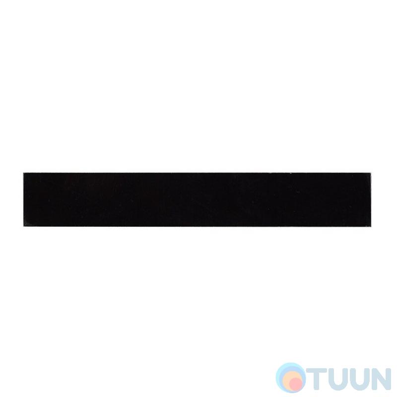 Decorative insert Tupai 142x21.5 black gloss