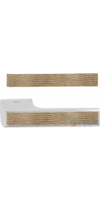 Decorative insert Tupai 142x21.5x1.64 iguana gold (leather)