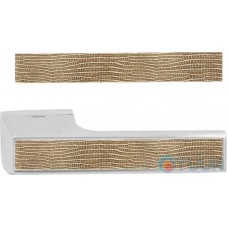 Decorative insert Tupai 142x21.5x1.64 iguana gold (leather)