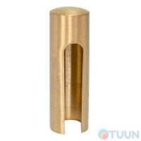 Fimet cap, matte brass 3151 OF 02 d.15