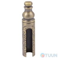 Comit cap antique brass shaped top D14 (decor)