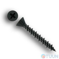 Amig screw m4,2x32 matt black for curtain 8000
