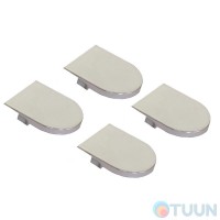 AGB Art. E302002006 Eclipse curtain cap set nickel