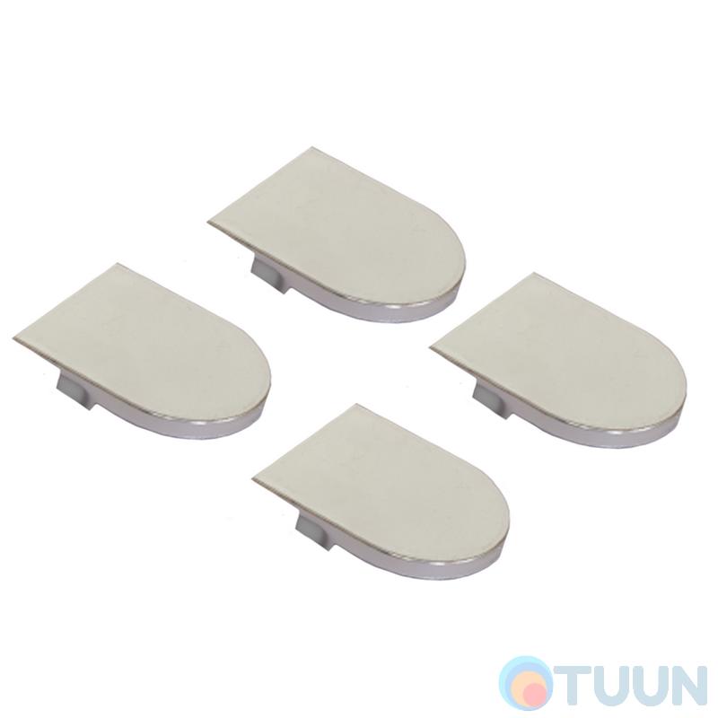 AGB Art. E302002006 Eclipse curtain cap set nickel