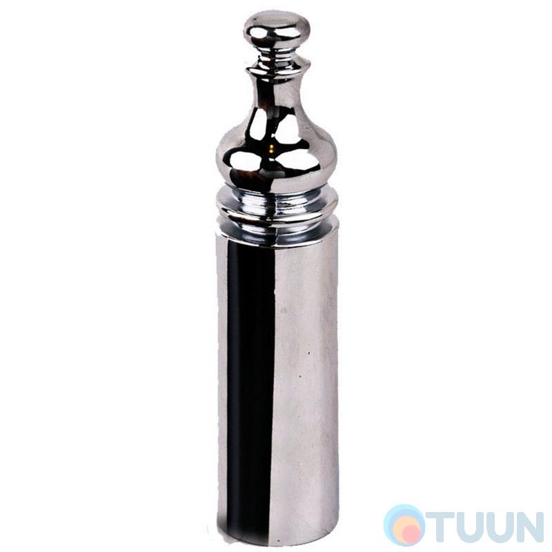 Comit chrome cap, shaped top (new) D14