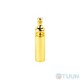 Comit cap, polished brass, shaped top (new) D14