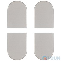 AGB Hinge Cap Set Art. E302004434 Eclipse 2.1 Matt Chrome