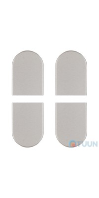 AGB Hinge Cap Set Art. E302004434 Eclipse 2.1 Matt Chrome
