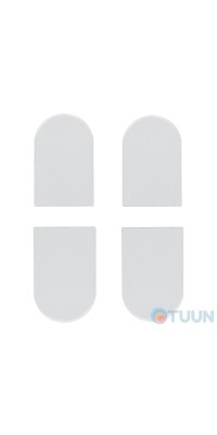 AGB Hinge Cap Set Art. E302004491 Eclipse 2.1 White
