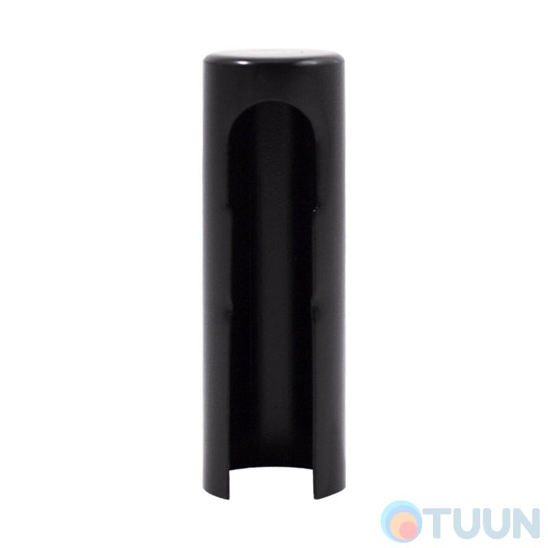 Door hinge cap Comit Black 14 black (aluminum)