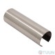 Door hinge cap Comit Black 14 matt nickel (aluminum)