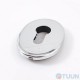 Mottura Art. 95397 CR0C1 Oval cylinder cover chrome