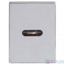 Декоративная накладка Protect под сувальдный ключ разжимная 60X80mm CP хром