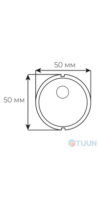 Securemme 4015XCS Декоративная вставка под шток матовый хром