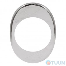 Mottura Art. 95402CR0C1 Cover for lock with push cylinder chrome