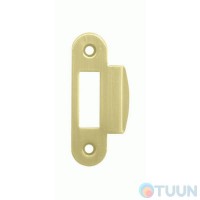 AGB Art. B010001323 matching strip for the mechanism of the sum. matt brass with semicircle reflection 8mm