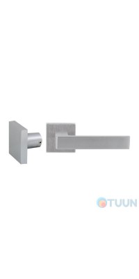 Securemme Kit 5005KCS Roma handle on square rosette matt chrome