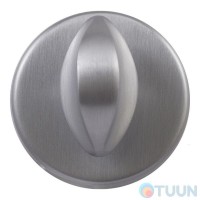 Turning lever, brushed matte chrome