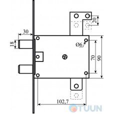 Девиатор Securemme 5653DCR0353X15 прав