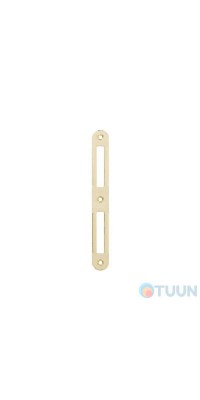 AGB Art. B100700103 matching bar for lock 72mm brass without reflection