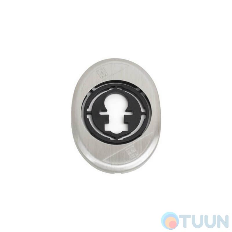 Mottura Art. 95402CS0C1 Cover for lock with push cylinder